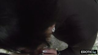 Deepthroat Gagging mother I'd like to fuck Unleashes Outdoor Urinate Fountain