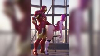 Super-powered backshots compilation pt 1. AI generated