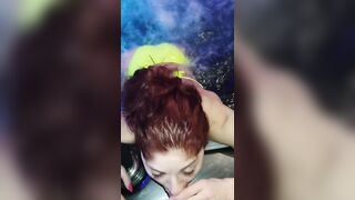 Oral job in Jacuzzi, Cum on Face and in Throat