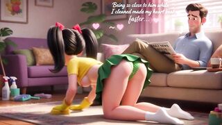 Hawt Ardent Chores in the Colorful Barrio Cleaning Becomes Pure Steamy Wish and Enjoyment (AI generated)