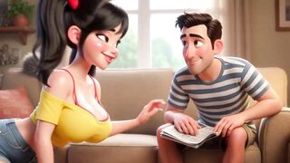 Hawt Ardent Chores in the Colorful Barrio Cleaning Becomes Pure Steamy Wish and Enjoyment (AI generated)
