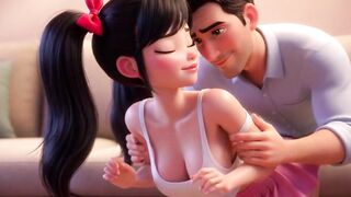 Hawt Ardent Chores in the Colorful Barrio Cleaning Becomes Pure Steamy Wish and Enjoyment (AI generated)