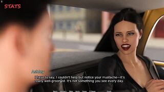 Wife Having Enjoyment With Stranger Infront Of Cuckold Spouse In Taxi