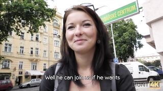 HUNT4K. Sexy banging in the capital of Czechia