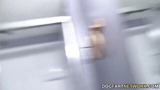 Ana Foxxx Bangs A white Man In Front Of Her BF