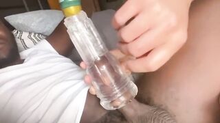 two Large Weenie Buds Use Fleshlight On Every Other And The one and the other Shoot A Load