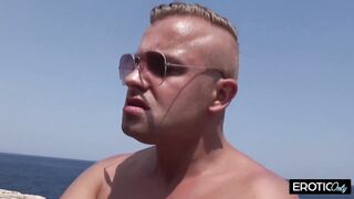 Cliffside Outdoor Pounding - Trickling Moist Beach Bang