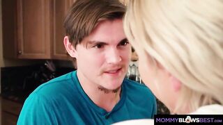 MOM BLOWS SUPERLATIVELY GOOD - Sexy mother I'd like to fuck Adira Allure Awards Cleaner With BJ
