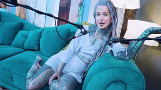 I talk about N - Needed - ASMR podcast SFW talking alternative slender beauty dreadlocks tattoo model inked angel