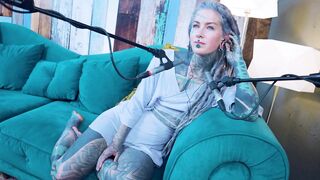 I talk about N - Needed - ASMR podcast SFW talking alternative slender beauty dreadlocks tattoo model inked angel
