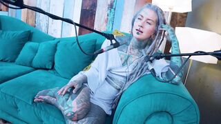 I talk about N - Needed - ASMR podcast SFW talking alternative slender beauty dreadlocks tattoo model inked angel