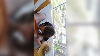 My Spouse and I Had Pleasure in a Rented Apartment, Oral sex Sex on the Balcony Overlooking the Street, and Sex in the Bedroom.