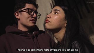 Anal Creampie: Small Latin chick Gets Screwed Hard by Her Stepbrother After Being Dumped