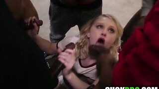 Cuckold Spouse Rents Wife To Large Ebony Rod Gangsters