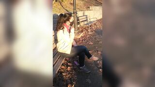 STRANGER GAL IN THE PARK FLASHING AND GO TO MY ABODE