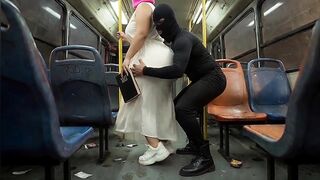 "Religious big beautiful woman in Lengthy Costume Gets Booty Teased During the time that Holding Bible"