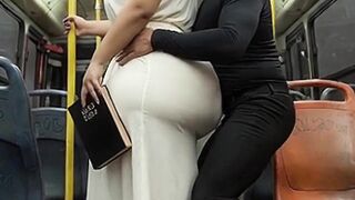 "Religious big beautiful woman in Lengthy Costume Gets Booty Teased During the time that Holding Bible"
