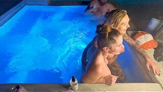 Hawt Tub Three-some With Deliah Grace & Scarlett Gushes WCA Productions