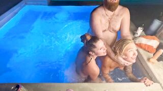 Hawt Tub Three-some With Deliah Grace & Scarlett Gushes WCA Productions