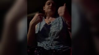 Tit flashing teach striptease as I get willing for daybed while on a 65 hour voyage from L.A. to Chicago