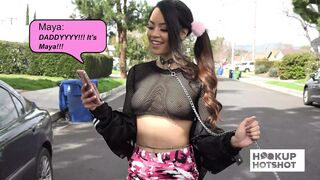 Maya Bijou Gets Caught Up In A Fast And Immodest Hookup!