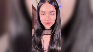 Viviana Trans Latin chick Feet Tease And Masturbation