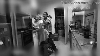 This bastard banged the cleaning lady, but it was all caught on camera
