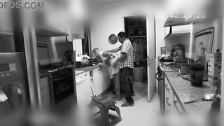 This bastard banged the cleaning lady, but it was all caught on camera