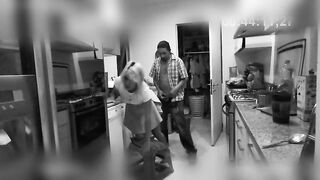 This bastard banged the cleaning lady, but it was all caught on camera