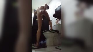 David, my homo ally, is dilating his little arsehole in his washroom...