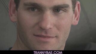 Screwing My Shemale Stepmom Whilst This babe Jerking Her Shecock