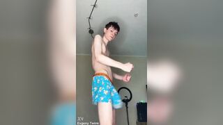 See This Youthful Student Shoot A Thick Load Of Cum
