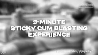 Sticky Muscle Dudes Day 53 Preview, AI-Generated Muscle Boys, Large Jocks, Large Cum Loads