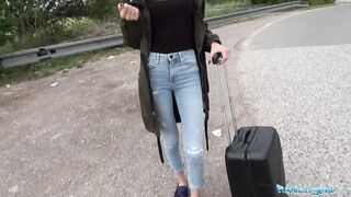 Public Agent Loud outdoor sex for slender gorgeous lost blond
