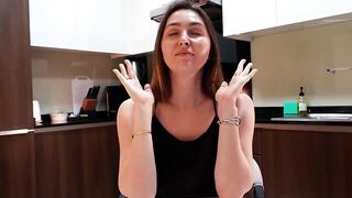 POV: Stepmom Gives Me a Secret Kitchen Fellatio After Staring at My Wang Underneath the Table