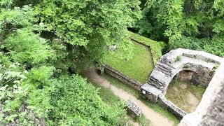 Banging Local in Abandoned Castle
