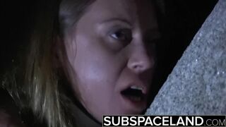 Servitude serf domination by her slavemaster this babe gives a oral-job and coarse screwed