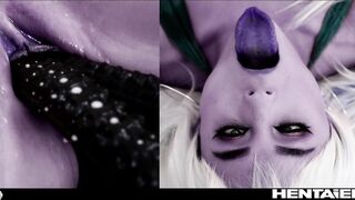 Real Life Comics - Drow Elf got alien tested - bukkake and creampie