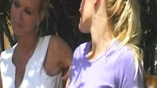 Lesbo Joy for 2 Lustful and Greedy Blondes