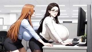 Laughable Biggest Titties Office, Ai Animation