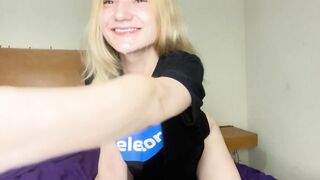 Cute blond banging hard soaked twat and anus, hawt double penetration and orgasming.