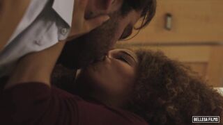 Bellesa Films - Unshaved Playgirl Cecilia Lion Screws Her Coworker Seth And Gets His Sexy Load On Her Cunt