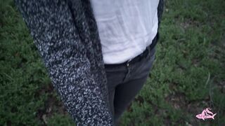 Gave a lot of jizz to a gorgeous nymphomaniac in the forest (part two)