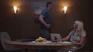 Delphine Films- Hawt Golden-haired Skye Blue Has EXPLOSIVE Makeup Sex With Her Spouse
