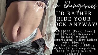ASMR - Constrained and Lustful Girlfriend humps your pillows - I missed u! - Oral job - Creampie