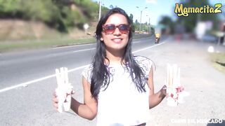 CarneDelMercado - Camila Marin Breasty Latin chick Colombiana Newbie Pounded All Over The Abode