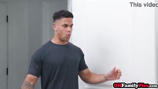 Hawt teen drank large rod and enjoyed hardcore cunt banging with stepbro