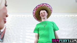 Giant melons curvy aged mother I'd like to fuck step mother cannot resist her step sons large palpitating cock