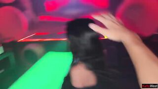 Risky Anal Sex in a Nightclub WC - Stranger Angel Gives It in the Booty