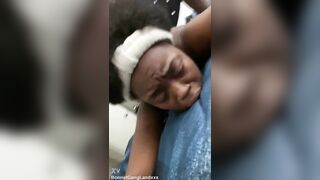 Rolling eyes Stepsister doggy position it hardcore